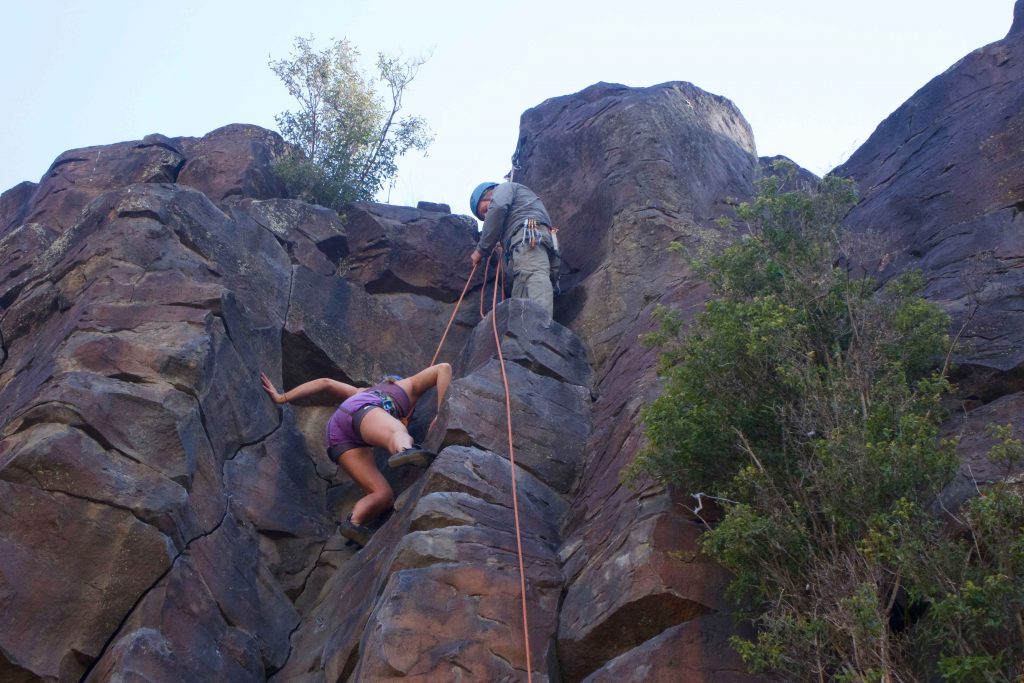 Climbing with a Top Belay